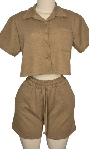 SET CASUAL DE 3 PIEZAS - WAFFLE