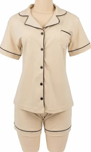 CONJUNTO DE PIJAMA MUJER - ALGODÓN