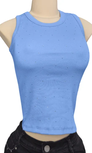 POLO MUJER CON BRILLO - RIB