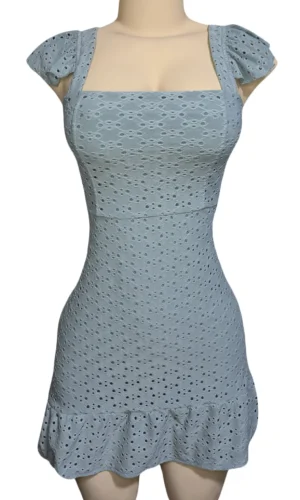 VESTIDO CORTO - BRODERIE ROMÁNTICO