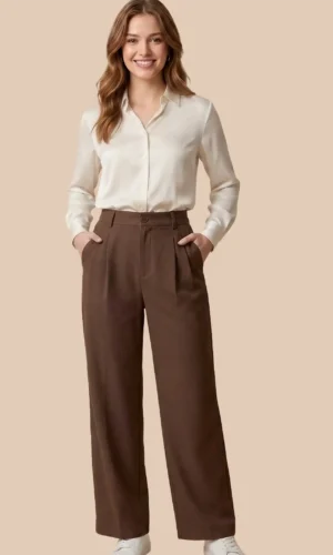 PANTALÓN SASTRERO PLIEGUE DOBLE